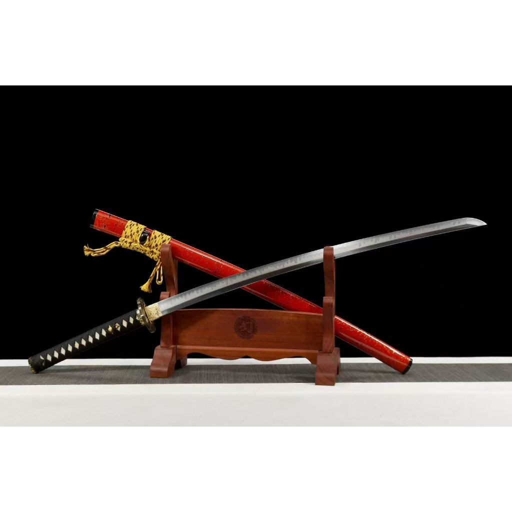 【典藏】T10燒刃日式上研武士刀 Katana 居合打刀 劍道練習長刀 日式太刀 東洋刀 收藏刀 龍泉刀劍 指揮刀未開刃 | 蝦皮購物