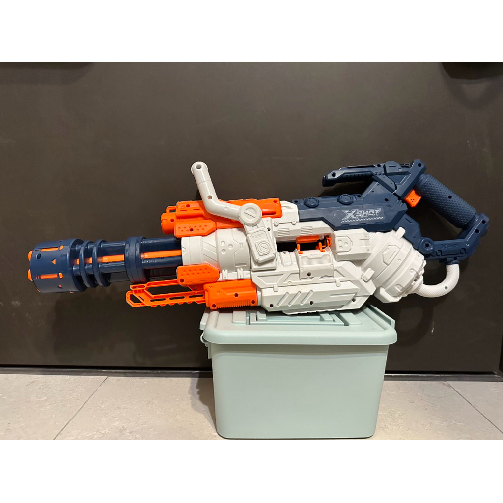 Zuru Xshot Crusher Minigun, non Nerf, M134 | 蝦皮購物