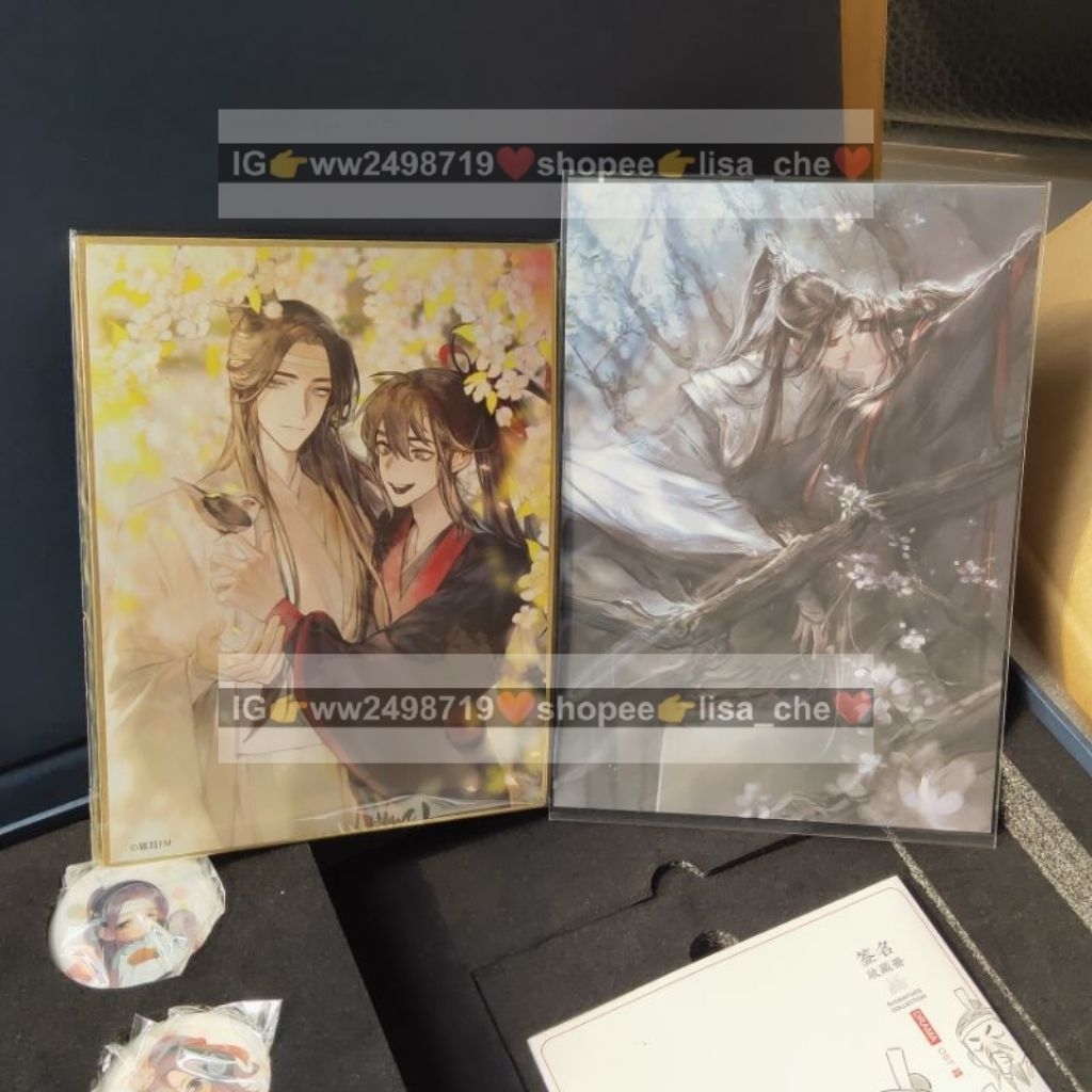 貓耳FM 魔道祖師廣播劇完結紀念套裝原聲音樂集忘羨立牌八音盒U盤簽名集
