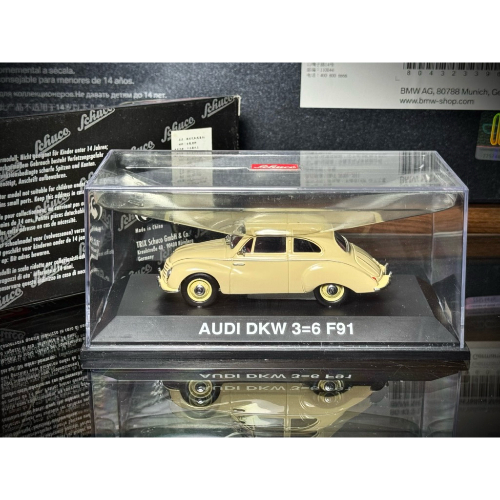 Schuco - 1:43 - 1955 - DKW 3=6 (Type F93) Coupé - Blue