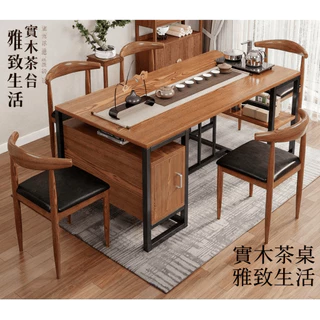 陽台茶桌 桌椅組合 茶具套裝 茶幾 辦公室桌子 仿岩板泡茶桌子 茶台 家用小茶台 茶桌 桌子 泡茶桌子 仿岩板桌子