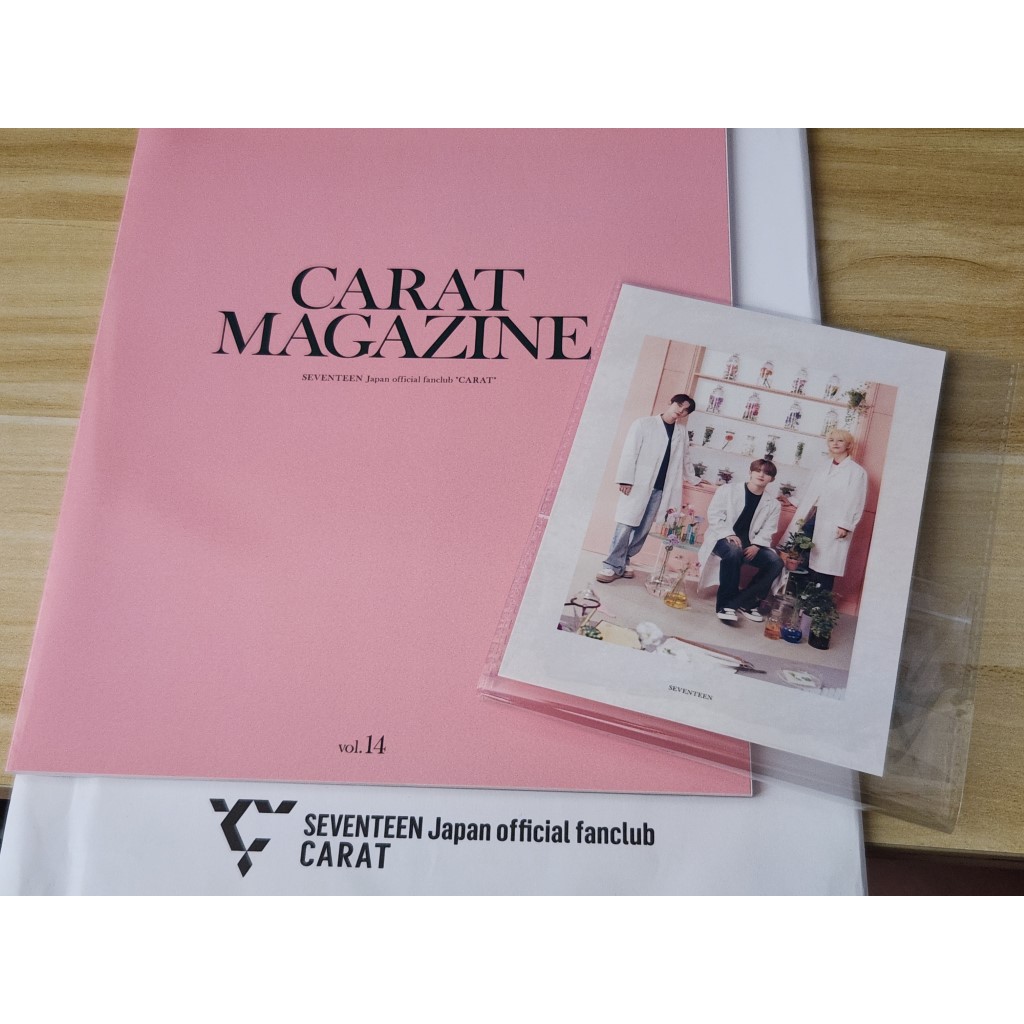 SEVENTEEN 日本會員會刊Vol.14 Carat Magazine 哲漢秀雜誌+明信片#現貨