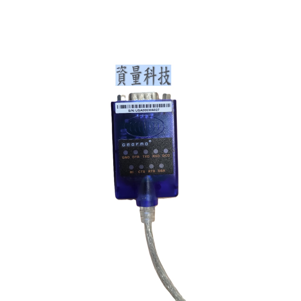 USB轉RS232轉換器(全燈號LED GND、DTR、TXD、RXD、DCD、RI、CTS、RTS、DSR) | 蝦皮購物