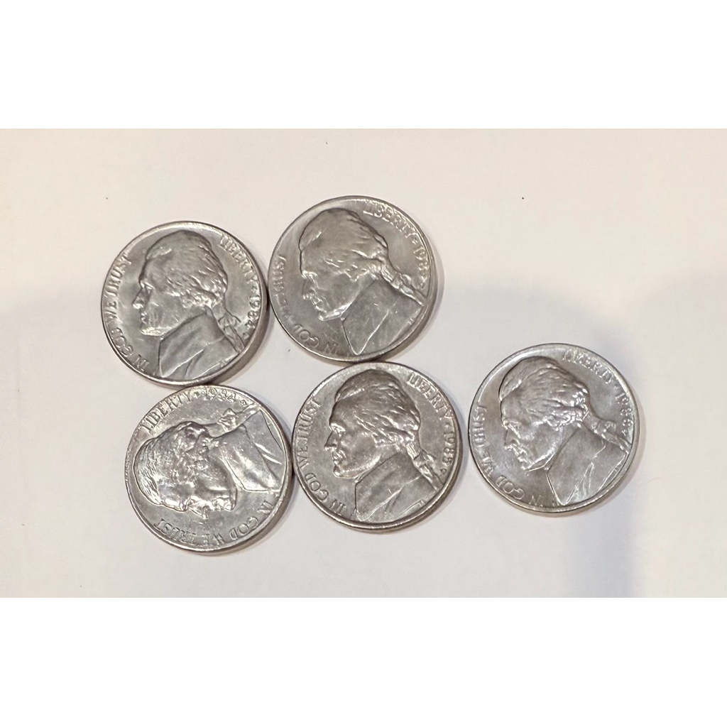 美國硬幣5美分不流通品優特價，阿爸珍藏的錢幣大出清 | 蝦皮購物