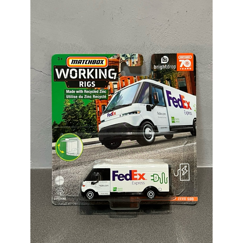 Matchbox Working Rigs 火柴盒 工具車 FedEx GM Brightdrop Zevo 聯邦快遞 | 蝦皮購物
