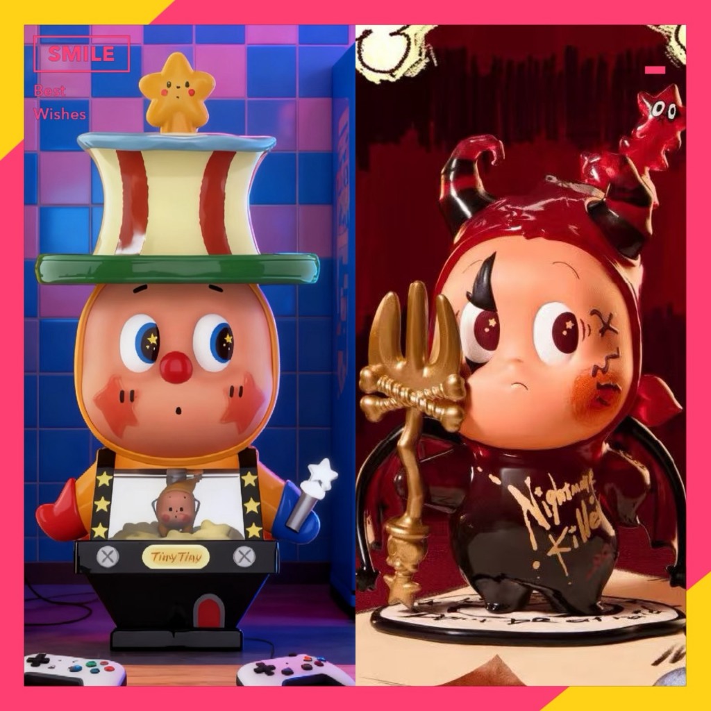  快速預購⚡ 星星人 吊卡 小惡魔星 機器人 手辦 泡泡瑪特 popmart 公仔 盲盒 隱藏 萬聖節吊卡 禮物 