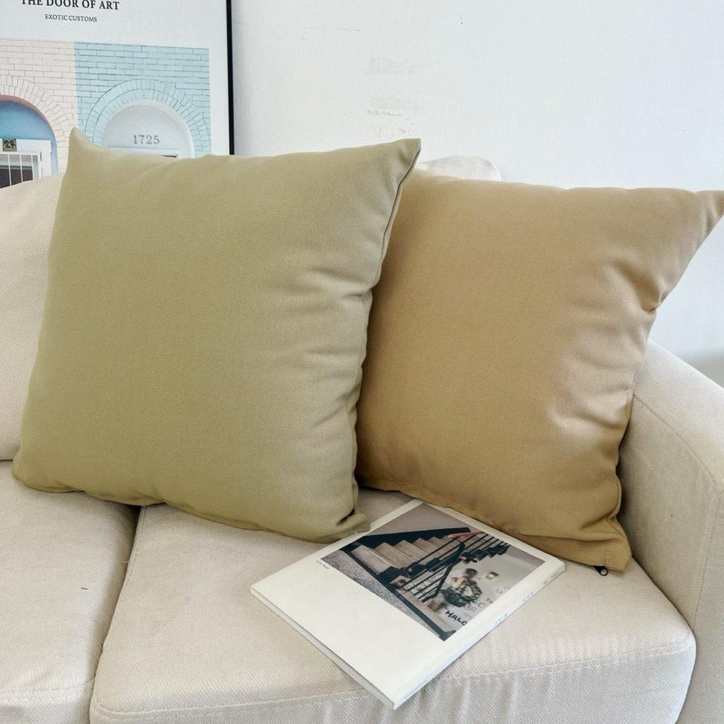 【騰源織品｜24hr出貨】台灣製100%純棉素面抱枕套 | 共4色 | 45x45 | 60x60 | 蝦皮購物