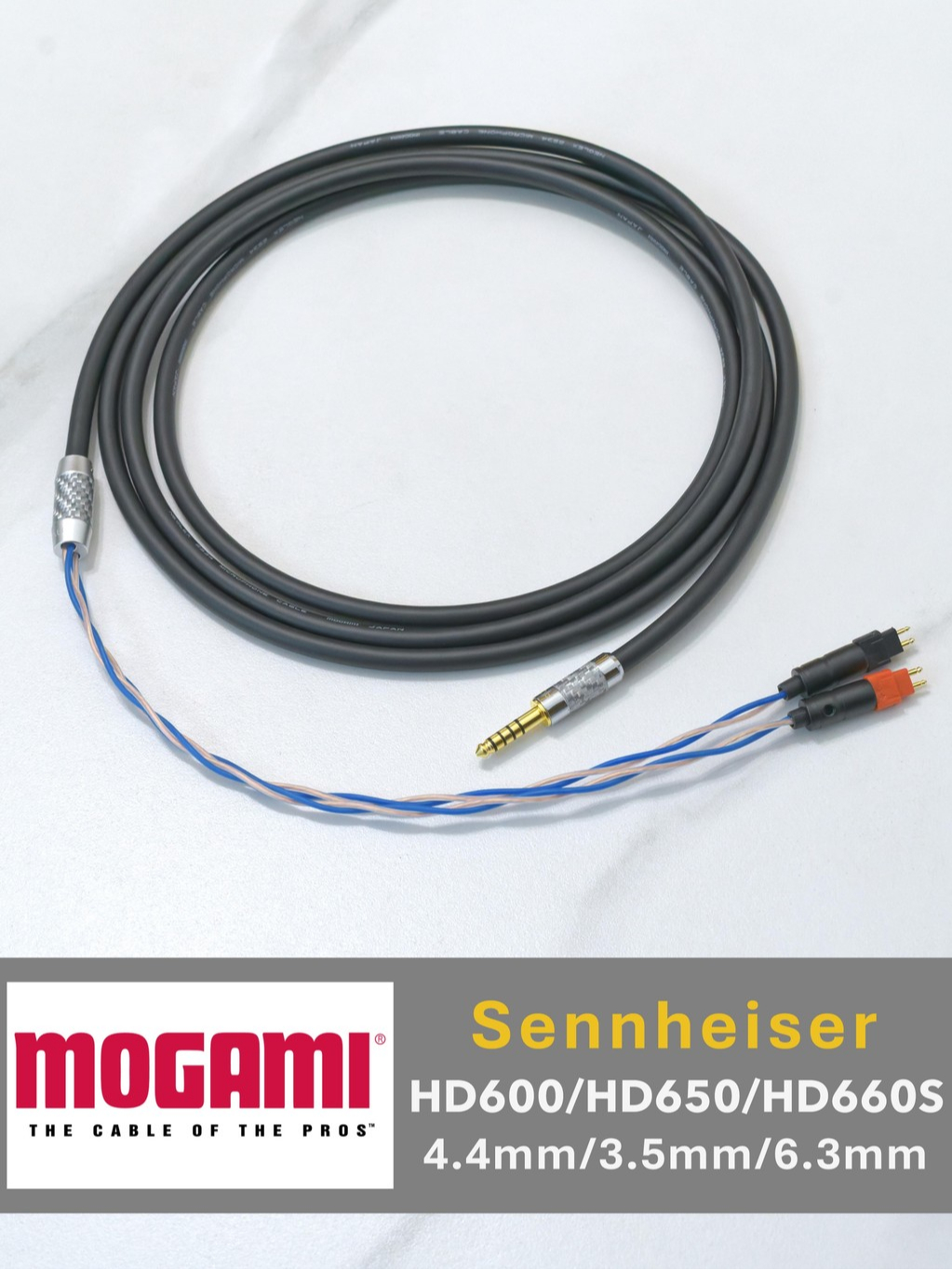 萊恩線材】Mogami 2534 森海HD600/HD650/HD660S 4.4mm/4pin XLR 平衡