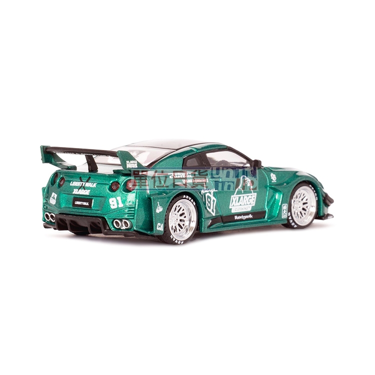 單位日貨』MINI GT 1/64 #1013 LB限定LIBERTY WALK × XLARGE GT-RR35