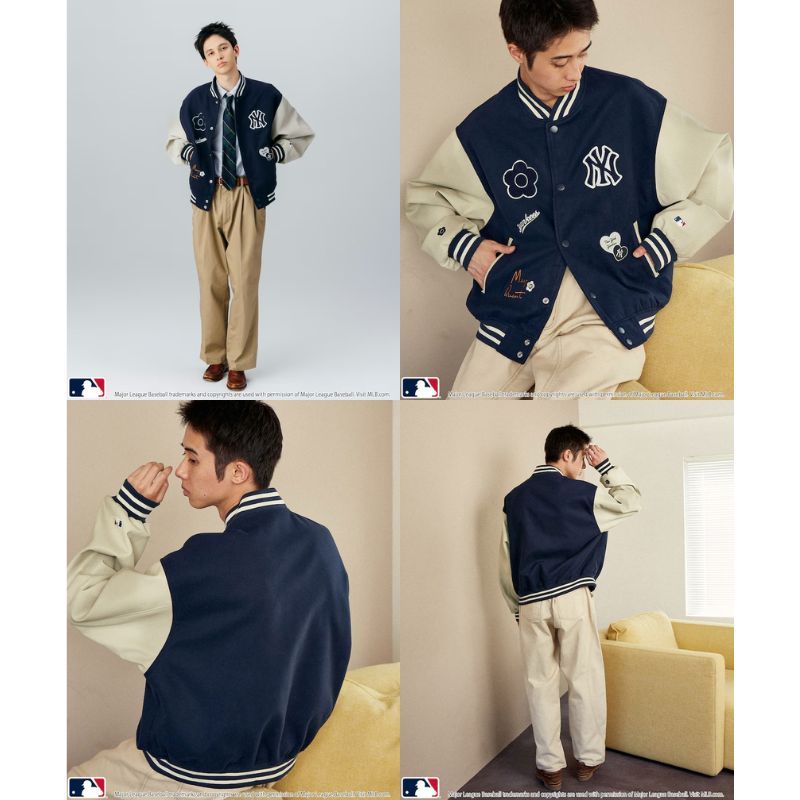 CT Select🌟免運】🇯🇵PUBLUX × MARY QUANT × MLB 刺繡棒球外套｜日本