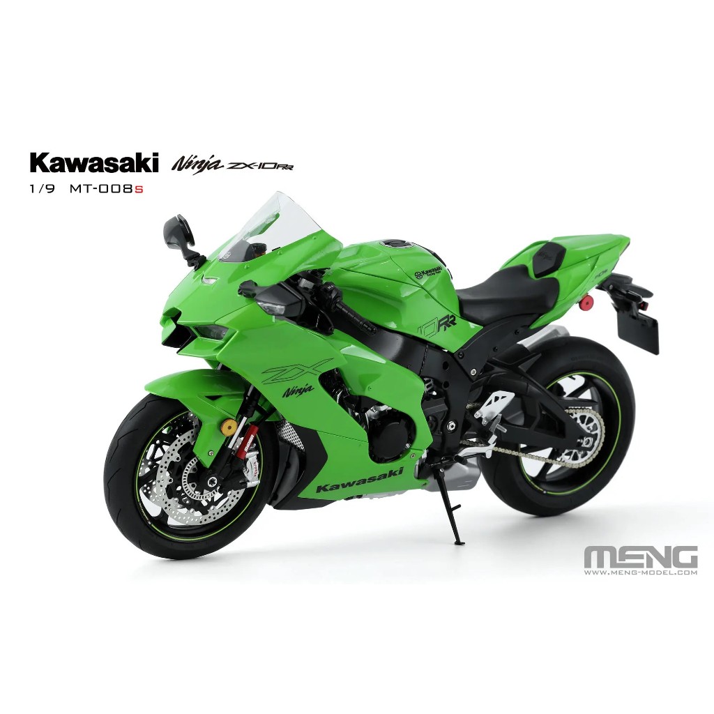 MENG MT-008s 1/9 川崎Ninja ZX-10RR 摩托車（悅色版）組裝模型| 蝦皮購物