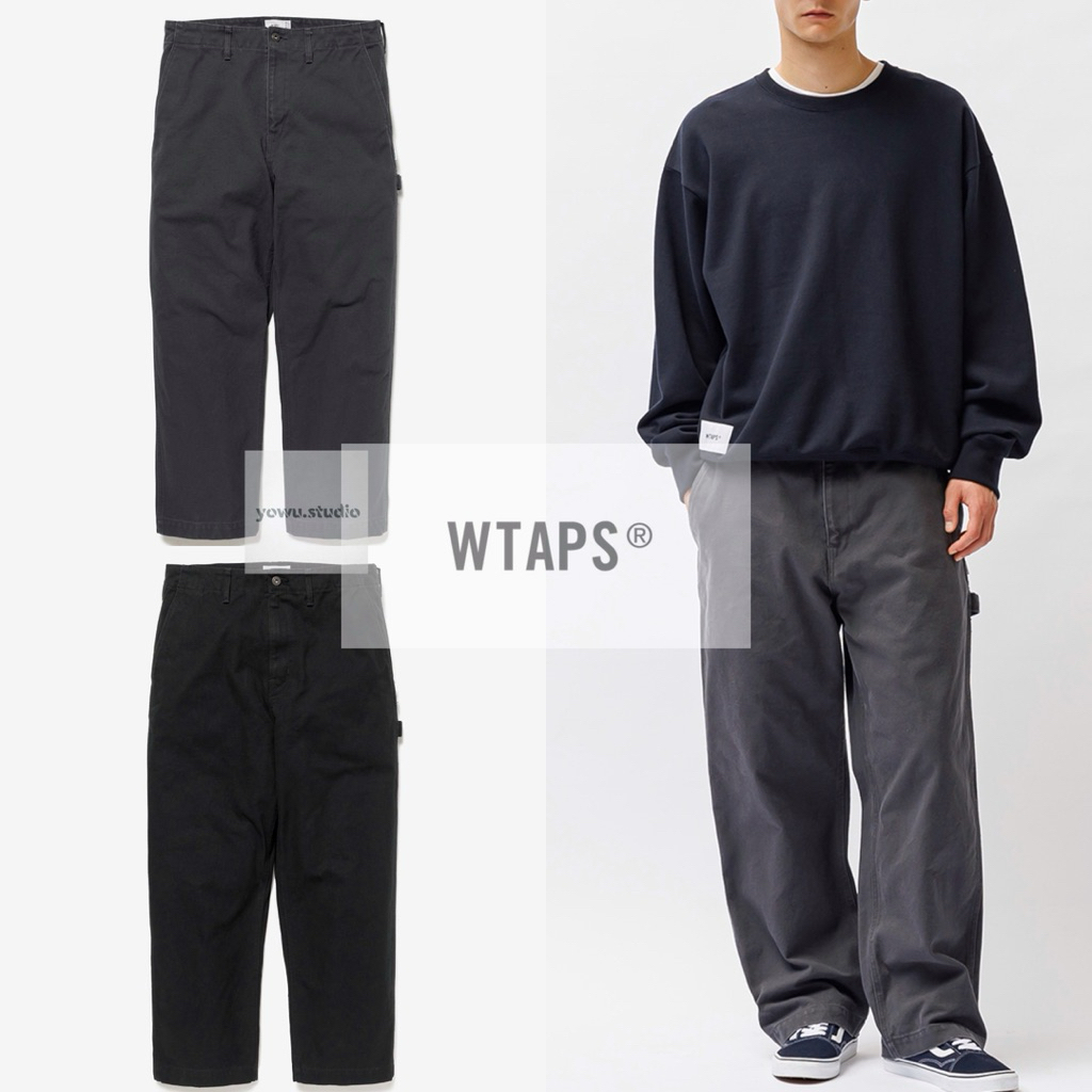 WTAPS 25AW ARMSTG2502 / TROUSERS / COTTON. CNVS 長褲工作褲休閒褲