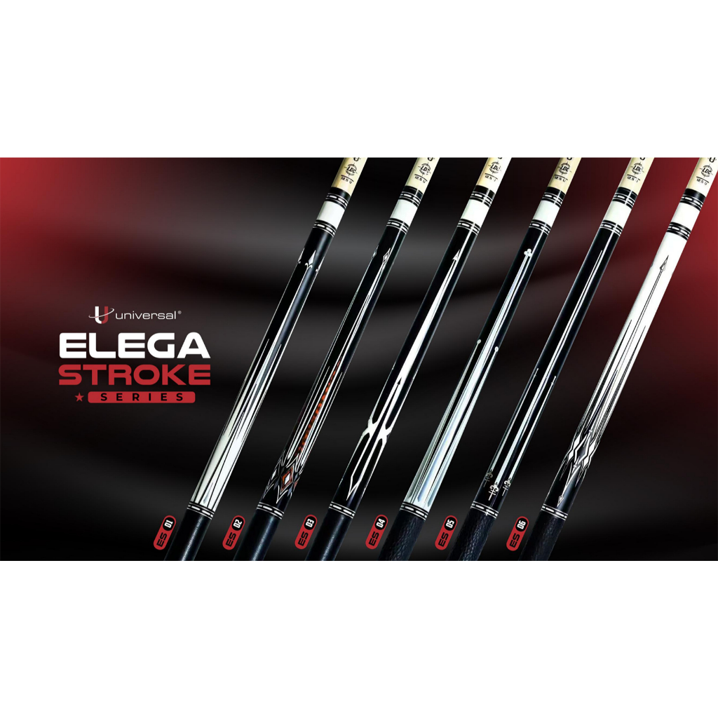【冠軍撞球】Universal 國際版 ES(Elega Stroke)系列打桿 (附贈球桿軟袋+原廠螺牙保護套） | 蝦皮購物