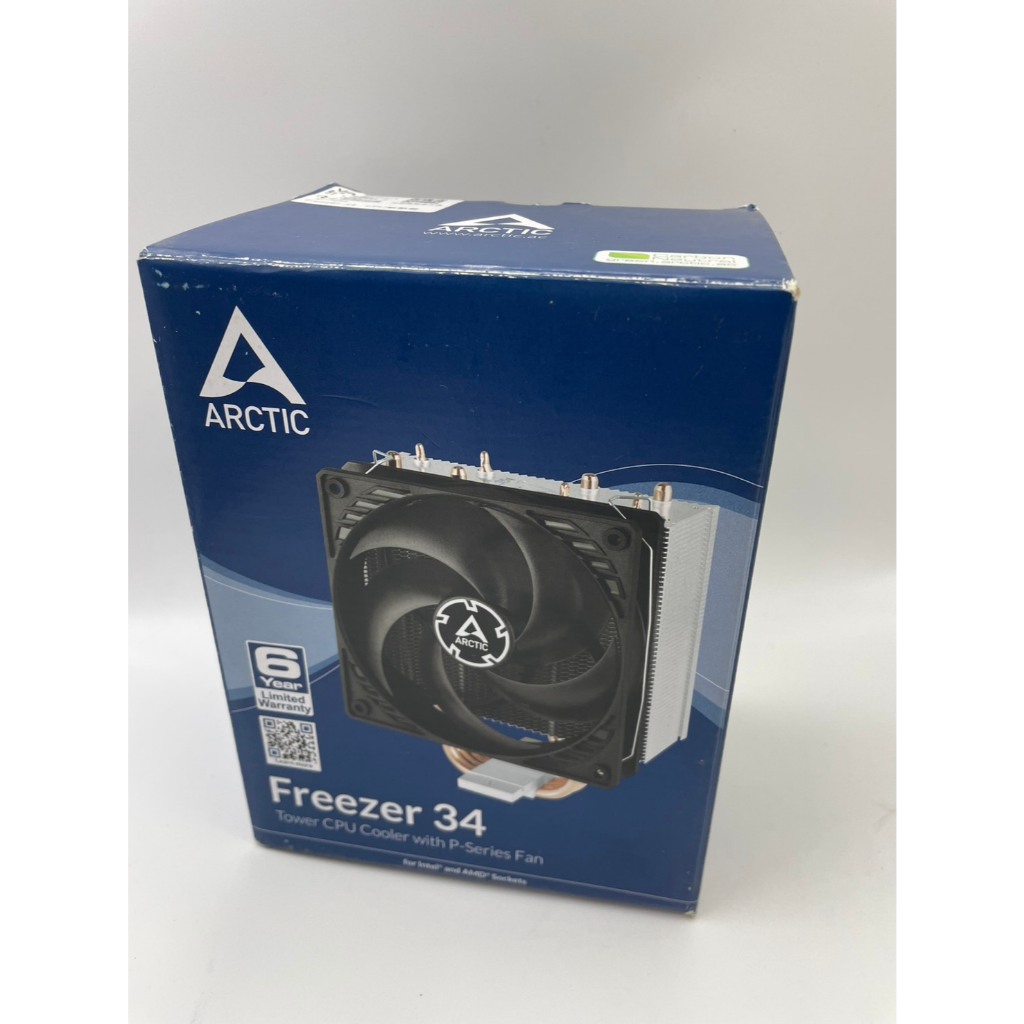 【二手品 可隔日到貨-無保固】Arctic Freezer i34 CPU單風扇 散熱器 支援115X | 蝦皮購物