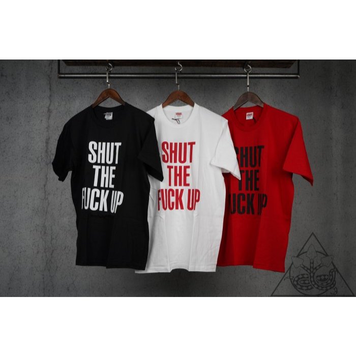 HYDRA】Supreme Number (N)ine Shut Up Tee 字體聯名短T【SUP910