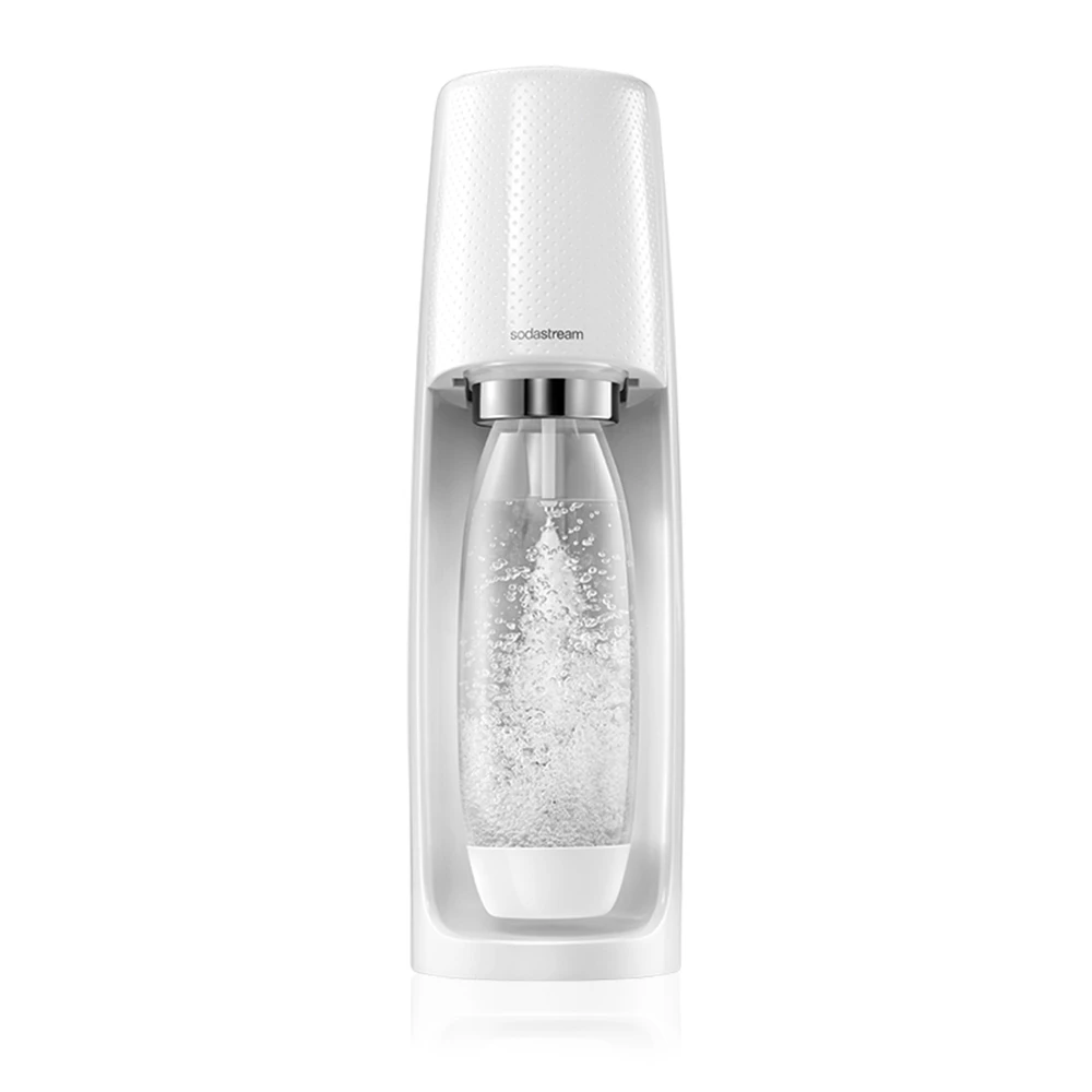 經典不敗的氣泡美學！Sodastream Spirit 氣泡水機：自動扣瓶技術與極簡設計的 CP 值首選