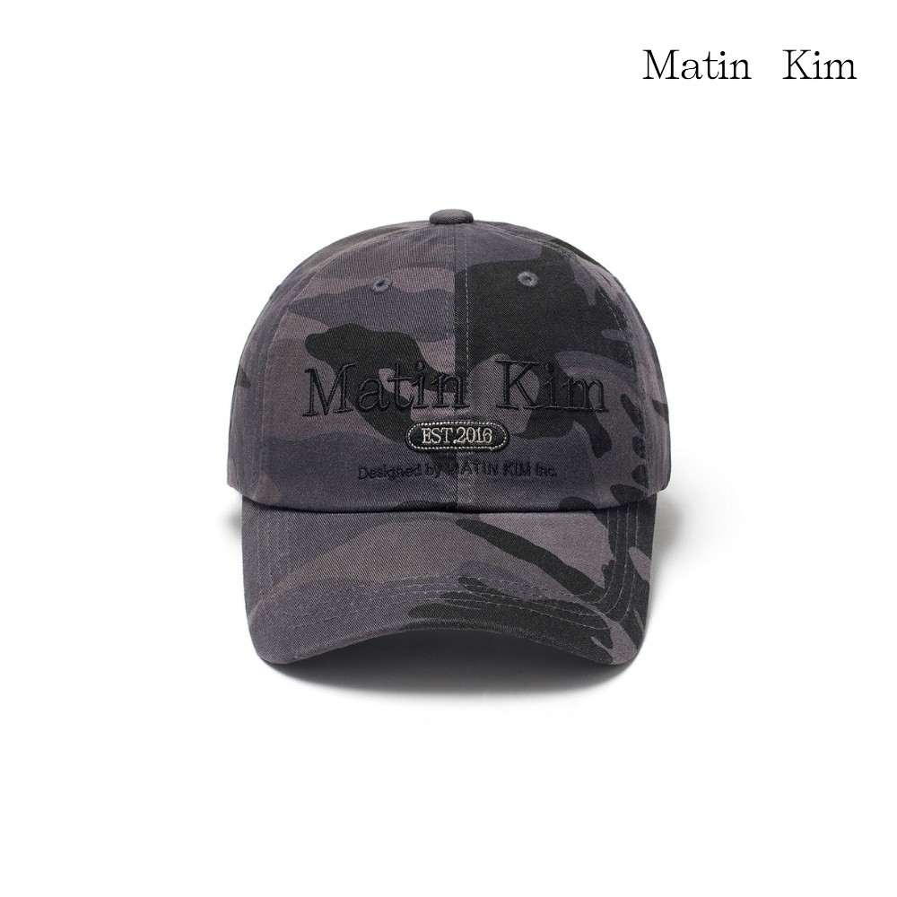 MATIN KIM】迷彩LOGO棒球帽兩色官方直營| 蝦皮購物