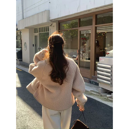 🇰🇷Jan07/ 季末⛄️泰迪熊熊毛毛外套🐻