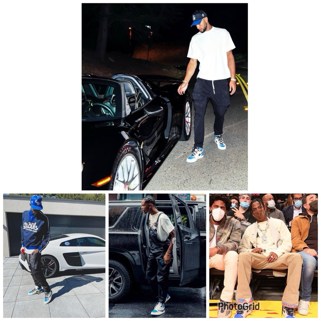 Nike Jordan 1 Retro High OG SP X FGMT X Travis Scott聯名鞋高筒倒鉤鞋 | 蝦皮購物