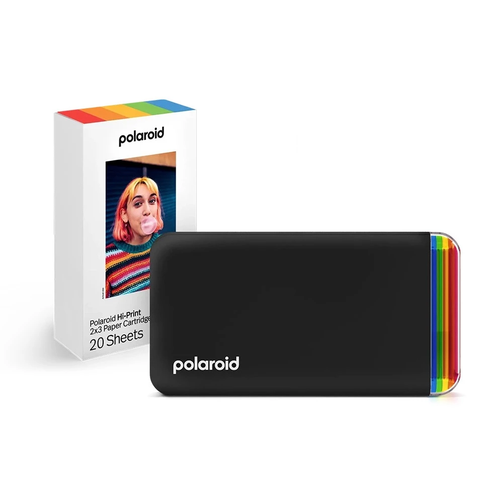 【口袋裡的攝影棚】Polaroid Hi-Print 2x3 手機相片印相機 (DH1)：高品質熱昇華技術，讓每一瞬間都變成永不褪色的貼紙相片