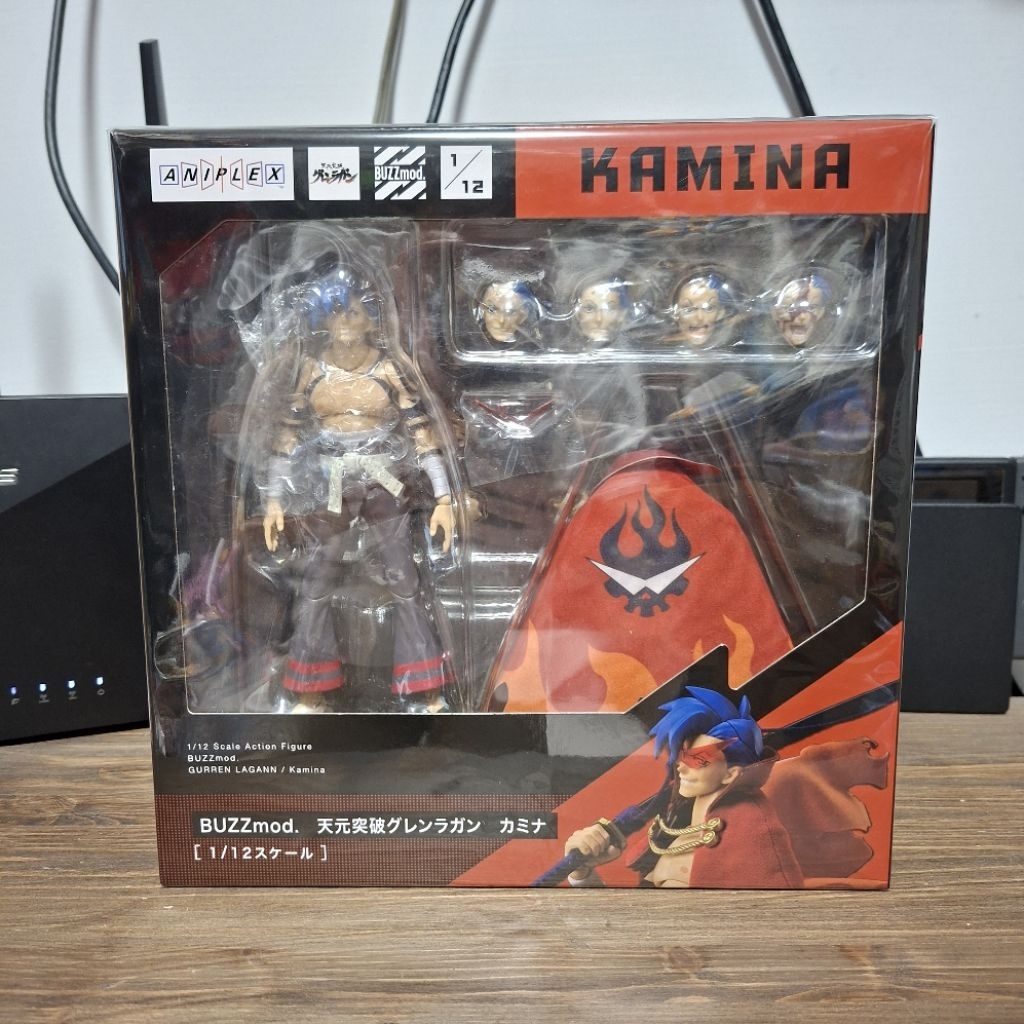 現貨 BUZZmod 天元突破 紅蓮螺巖 卡米那 1/12 ANIPLEX KAMINA 可動完成品 | 蝦皮購物
