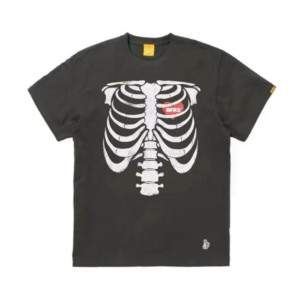 全新限量免運FR2 BONE Garment Dye T-shirt 柳撫子月桃骨頭水洗做舊