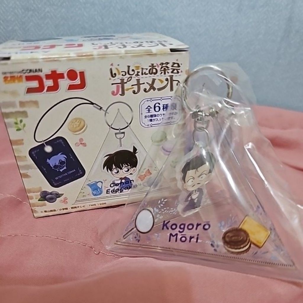名偵探柯南 大家一起喝茶會吊飾 毛利小五郎 | 蝦皮購物