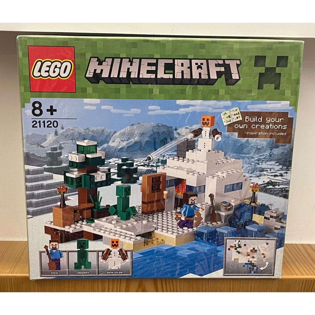 【絕版品】LEGO 21120 The Snow Hideout 樂高 全新未拆封 Minecraft系列 | 蝦皮購物