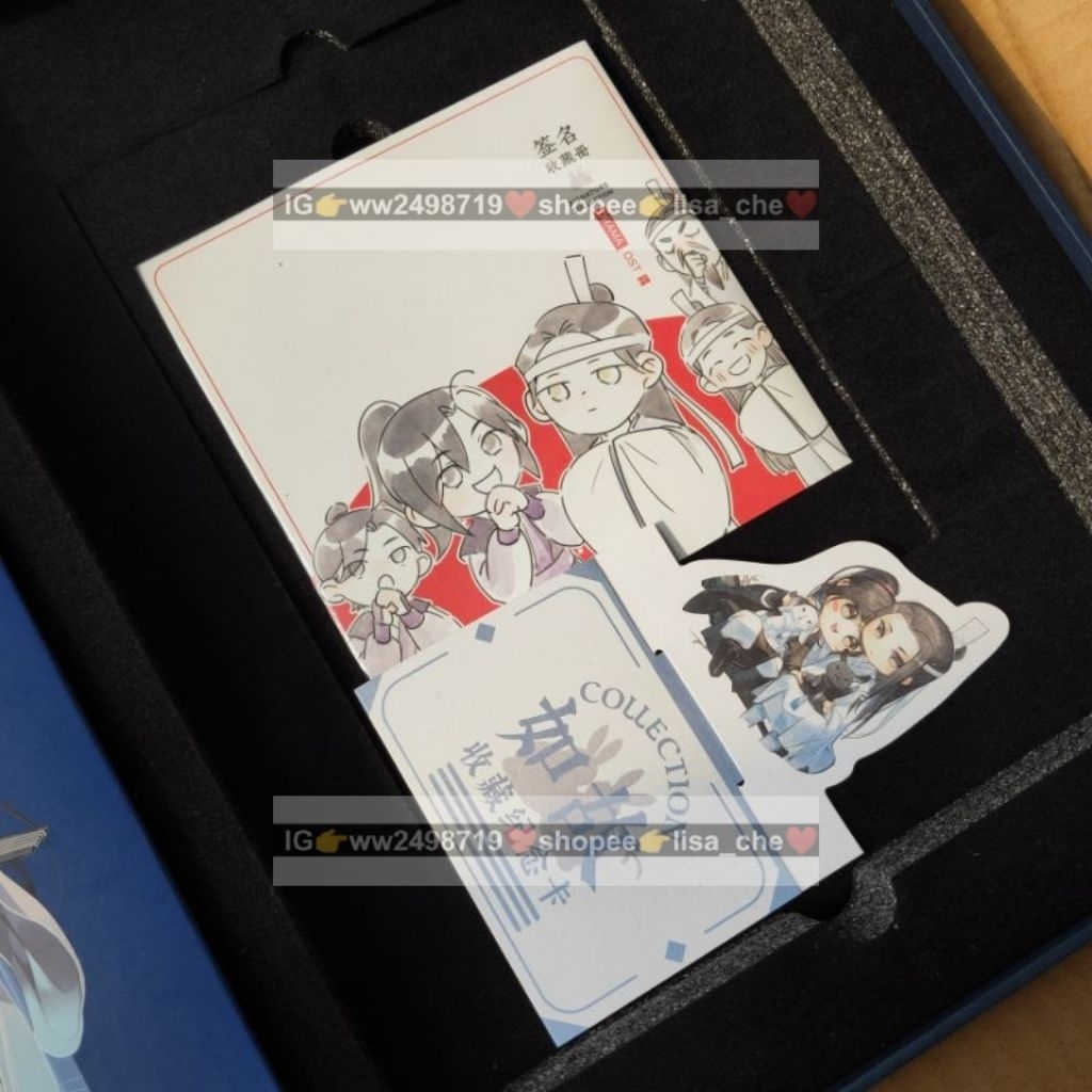 貓耳FM 魔道祖師廣播劇完結紀念套裝原聲音樂集忘羨立牌八音盒U盤簽名集