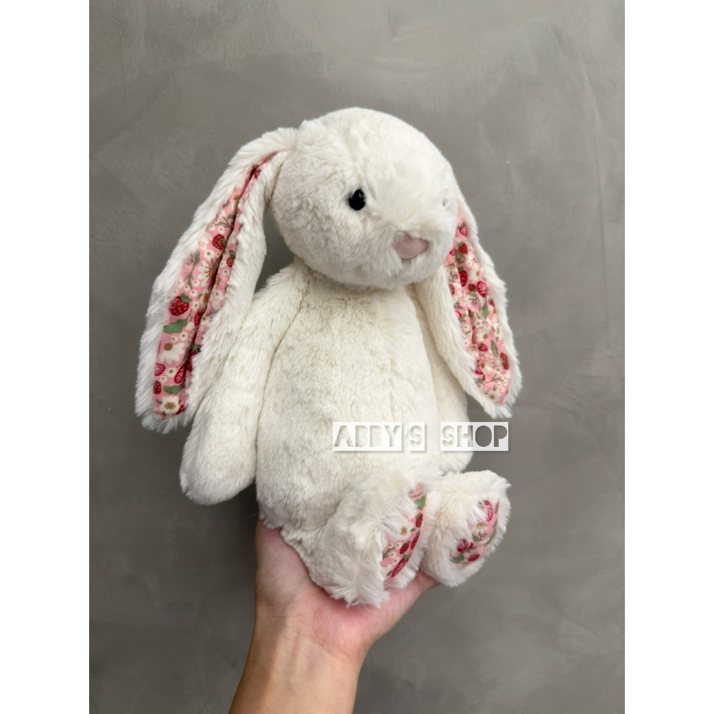 現貨」 Jellycat Blossom Cream Bunny 'Berry' 白碎花兔31cm 18cm