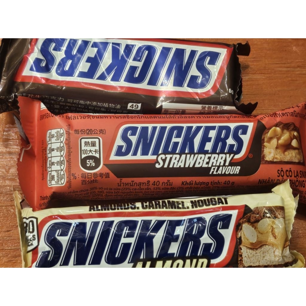 snickers 士力架 花生巧克力 杏仁巧克力 草莓巧克力 | 蝦皮購物