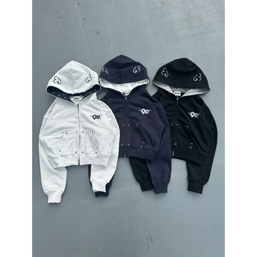 【値下げ】9090 Angel Dot Zip Hood S 未使用（タグあり） Angel Dot Zip Hoodie – YZ