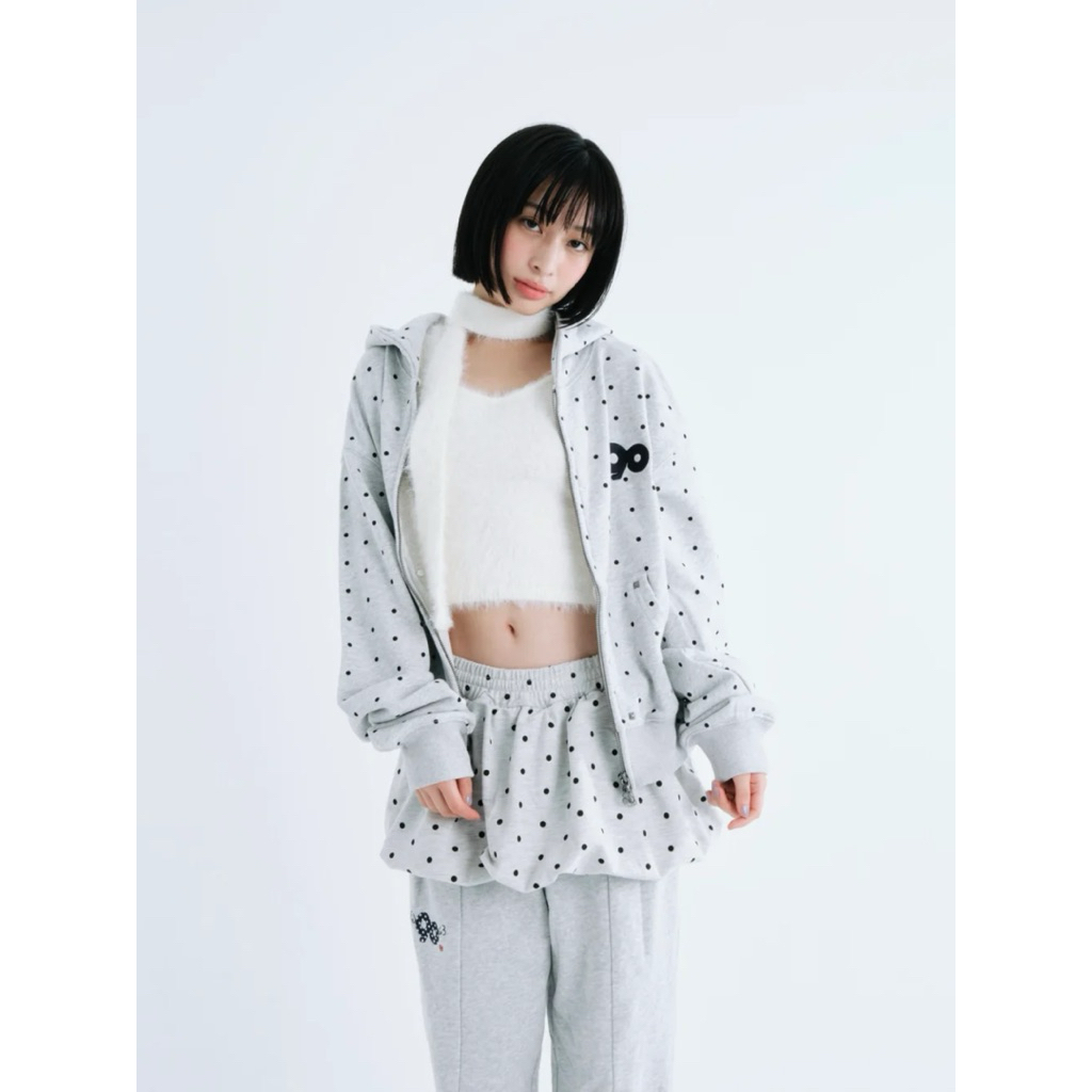 9090 Angel Dot Zip Hoodie | 蝦皮購物