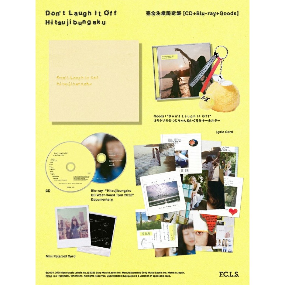 微音樂💃 部分有貨日版羊文学羊文學- Don't Laugh It Off 第5張專輯