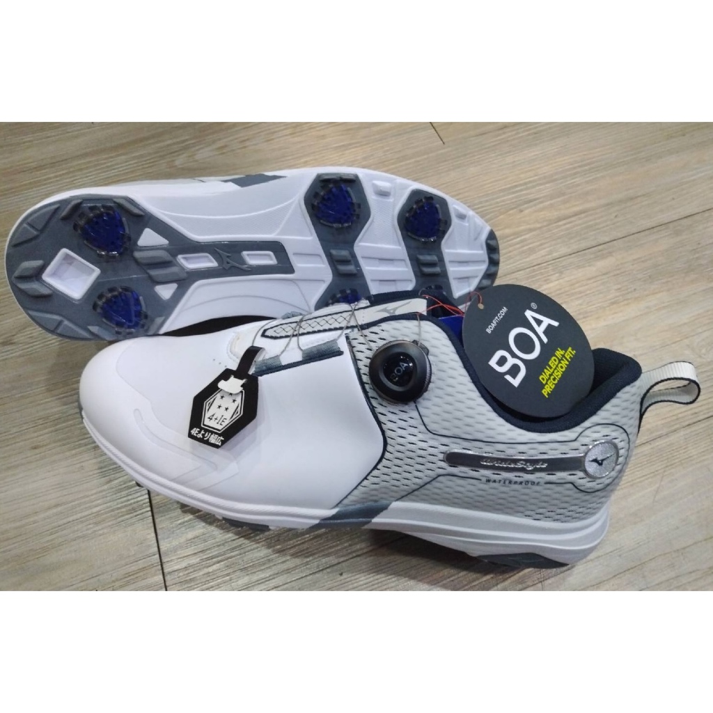 mizuno Golf Wide Style SL BOA 高爾夫球鞋51GQ224014輕量防水BOA旋扣式鞋帶系統 | 蝦皮購物