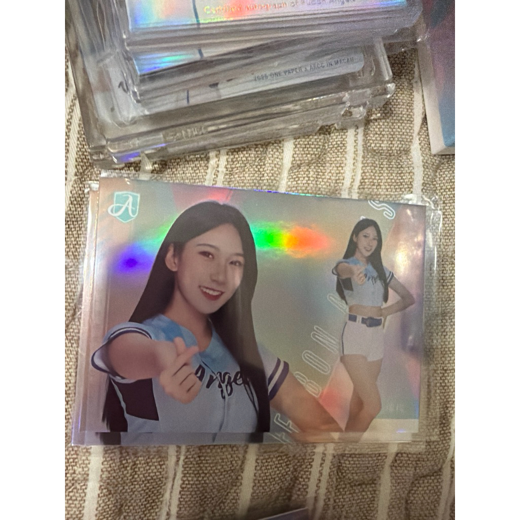 現貨富邦Fubon Angels x ASCC 2025 Collection Card 閃卡李珠珢南珉貞