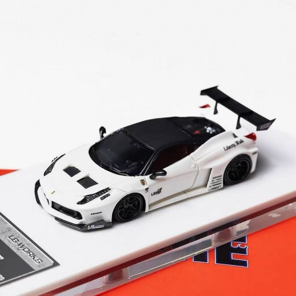 Flame 1/64 法拉利Ferrari LBWK 458GT 夜光村上隆塗裝樹脂模型車超級