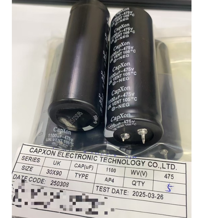 台灣現貨 CAPXON 1100uF/475V 尺寸 30X90mm 鋁質電解電容 牛角(SNAP)電容 | 蝦皮購物