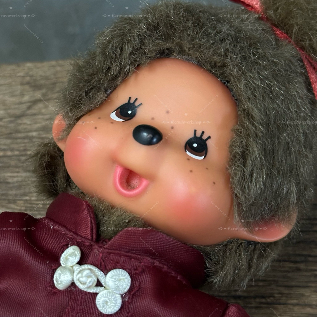 中古2008年絕版台灣限定春水堂夢奇奇Monchhichi S號玩偶| 蝦皮購物