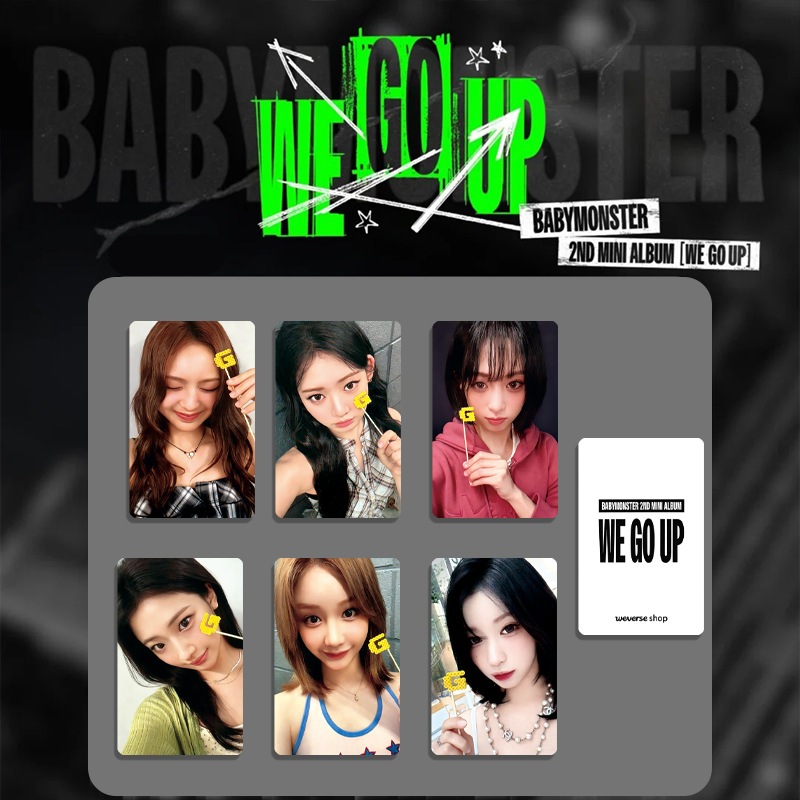 babymonster小卡」寶怪第二張迷你專輯[WE GO UP]專卡AHYEON ASA小卡bm