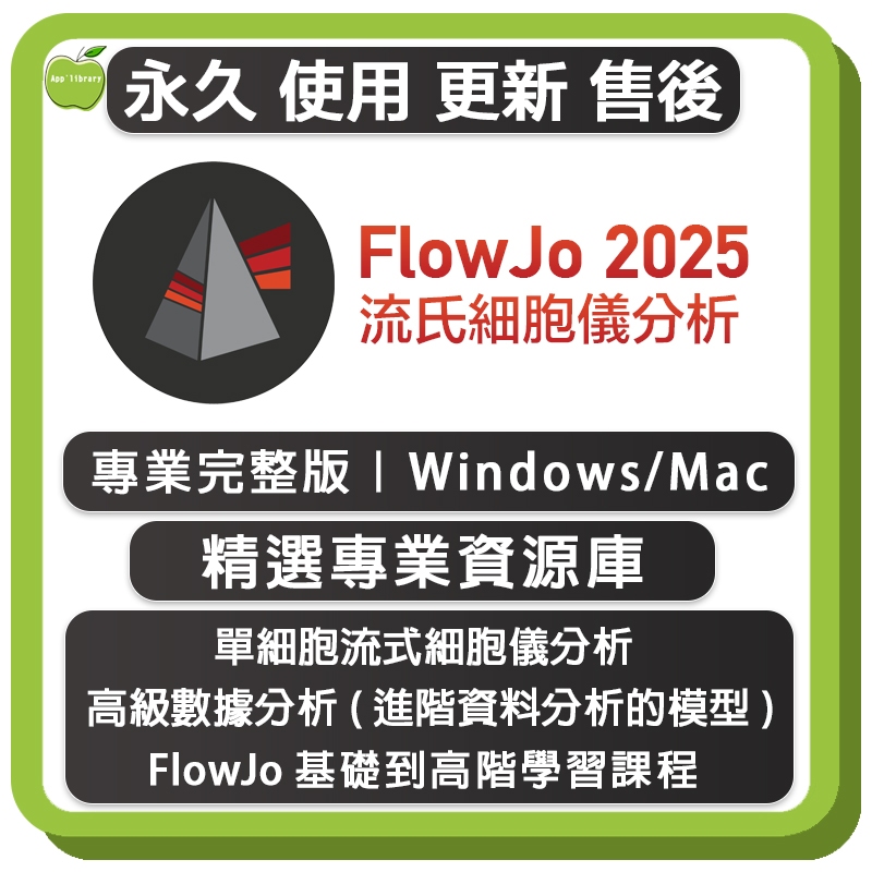 FlowJo 2025 流式細胞分析 永久授權啟用 | 蝦皮購物
