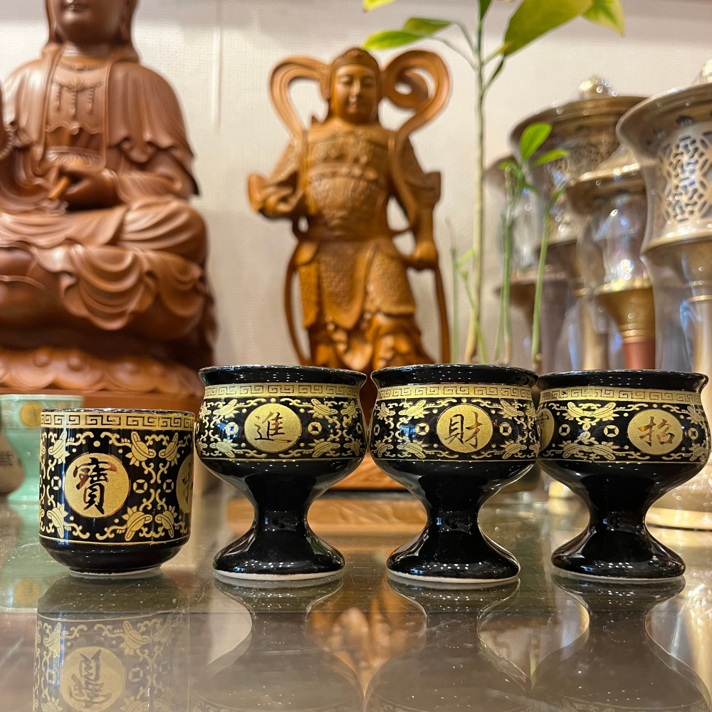 【金佛園佛具】小瓷杯 神明杯 祖先杯 多種款式 易清潔 | 蝦皮購物