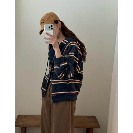 🇰🇷Nov05/ 歐膩指定❤️‍🔥萬年條紋造型外套