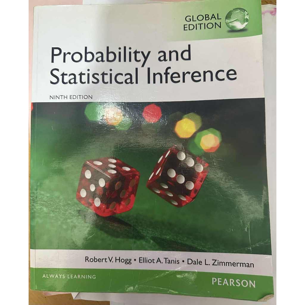Probability and Statistical Inference(有劃記痕跡) | 蝦皮購物