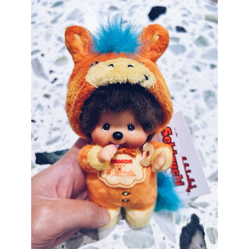 現貨在台】Monchhichi X GOEMON聯名款日本福岡湯布院限定娃娃掛件吊飾