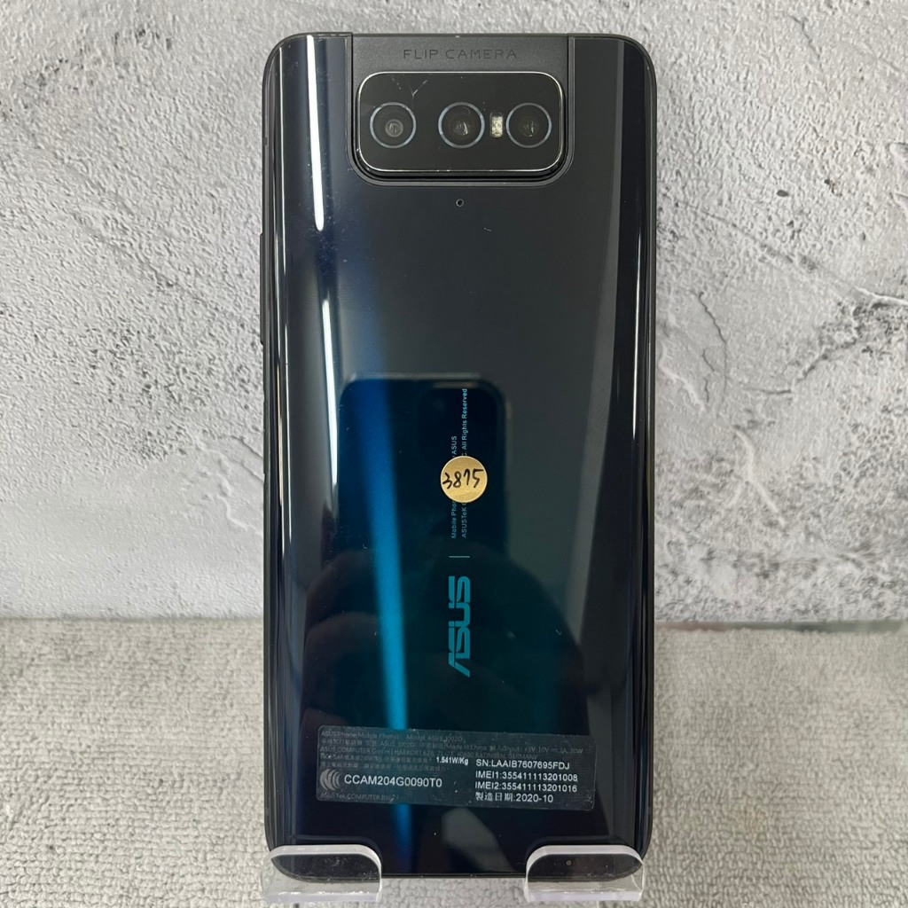 【翻轉鏡頭】ASUS ZenFone 7 Pro 256G 黑色 6.67吋 華碩 二手機 實體門市 A3875 | 蝦皮購物