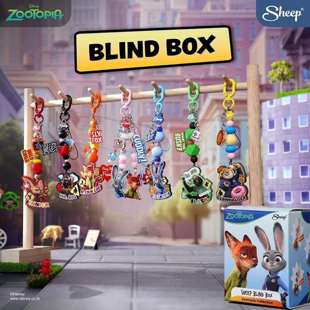 迪士尼 Zootopia 動物方城市 手機吊飾 盲盒款｜Nick Judy Flash 隨機｜手機掛飾 禮物首選 | 蝦皮購物