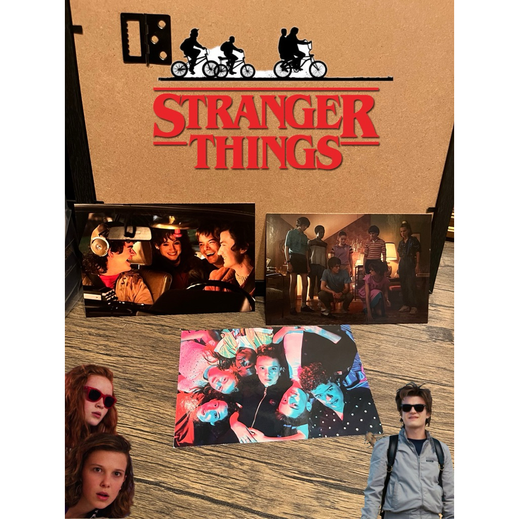 現貨 美劇 netflix怪奇物語 地獄火俱樂部 明信片 stranger things 達斯丁 南西 | 蝦皮購物