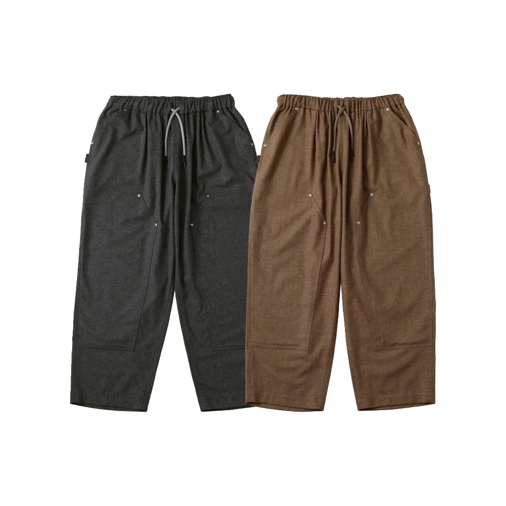 UG}-SFC 25F/W CASHMERE WOOL DOUBLE KNEE PANTS | 蝦皮購物