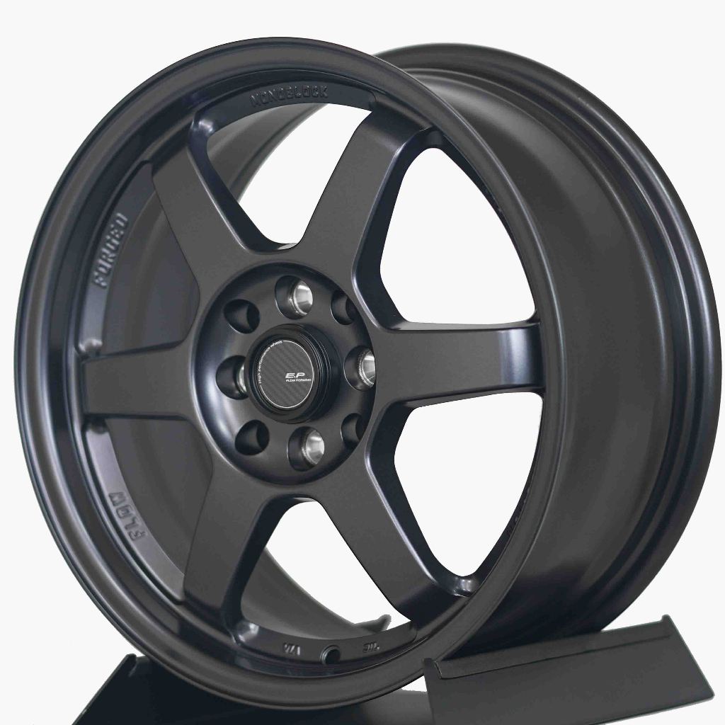 【超前輪業】TE37A 璇壓輕量化 5.5KG 16吋鋁圈 5孔100 5孔114.3 4孔100 平光鐵灰 5.5KG | 蝦皮購物